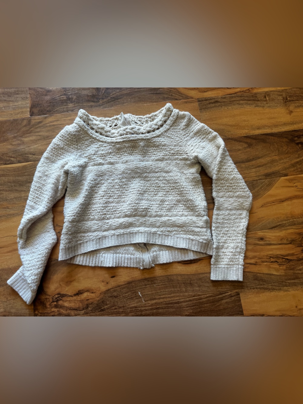 Moth Cream Textured Button-Back Cardigan - Picture 4 of 4